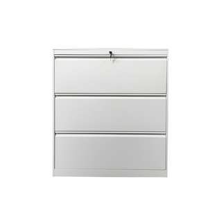 أدراج خزانة A3 و A4 حجم ورقة تخزين خزانات الملفات 4 درج قابل للقفل معدنية جانبية خزانات الملفات - Product Image 3