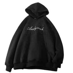 Padded Fabric 350G Padded and Thickened Basic Hooded Pullover <b>Sweater</b> - Product Image 4