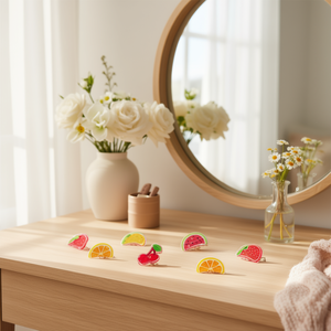 Fermacapelli a forma di artiglio della serie Fruit da 5,5 cm, accessori per capelli per donne e ragazze - Product Image 2