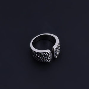 Luxury Best 3A+ Round Zircon Crystal <b>Ring</b> Stainless Steel <b>Rings</b> Women <b>Men</b> Opening Adjustable Trendy <b>Rings</b> for Girls for Girls - Product Image 4