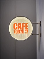 Écran d'affichage LED circulaire double face P2.5 couleur pleine pour intérieur et extérieur, affichage publicitaire personnalisé avec logo