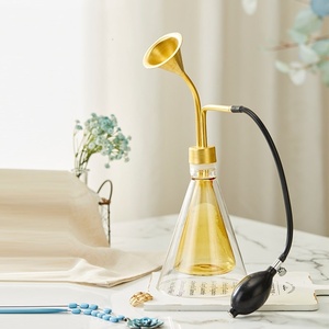 Fabrik-Großhandel Messing-Glas-Duftflasche mit individuellem Logo für Kaffeebohnen, Tee, Parfüm, ätherische Öle – Dufttester mit Luftballon - Product Image 1