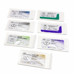 Suturas Quirúrgicas Absorbibles y No Absorbibles con Aguja, Suturas Médicas Estériles de PGA/Seda/Nylon/<span class=keywords><strong>Catgut</strong></span> Crómico - Product Image 6