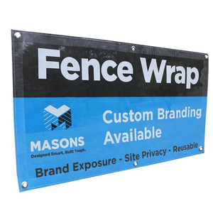 Bannière en vinyle pvc de grande taille, impression personnalisée, toile de fond de publicité extérieure avec œillets pour événement ou fête - Product Image 2