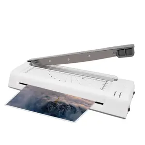 Disesuaikan Desain Baru Listrik 3 In 1 Otomatis Portable Laminasi Kantong Foto Pemasangan Lembaran Kertas A3 Mesin Laminator