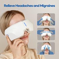 Masseur pour les yeux chauffant OEM avec compression d'air et musique, masque électrique pour les yeux secs, aide au sommeil, vente en gros en usine