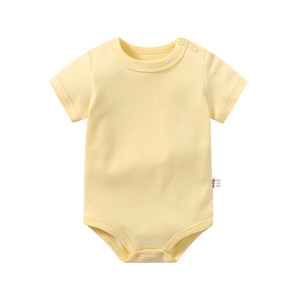 Di alta qualità in cotone biologico abbigliamento per bambini 0-3 mesi bambino manica corta tuta - Product Image 5