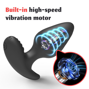 Wearable <b>remote</b>-<b>controlled</b> <b>vibrating</b> anal plug prostate massager for men and women, <b>vibrating</b> rod sex toy. - Product Image 4