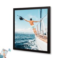 Nft Digit signag Cadre Photo Smart Picture Endnote Télécharger 2K 4K lcd écran carré tactile affichage publicitaire pour l'art