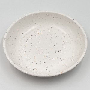 ชามเมลามีนลายจุดขนาด 8.5 นิ้ว จานเมลามีนทรงลึกสำหรับสลัดและพาสต้า - Product Image 3