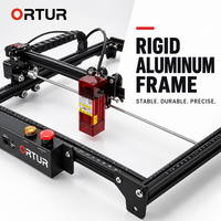 Graveur et découpeur laser de bureau Ortur LM2 Pro S2 pour le travail de gravure et de marquage sur bois, métal et acrylique