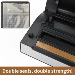 Máquina Selladora de Alimentos al Vacío de 1200W, Acero Inoxidable, Grado Comercial para Uso Doméstico - Product Image 2