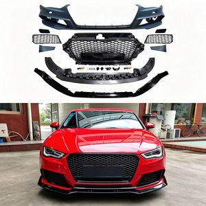 Kit de Carrocería con Parachoques Delantero Estilo RS3, Rejilla de Panal y Divisor Delantero para <span class=keywords><strong>Audi</strong></span> <span class=keywords><strong>A3</strong></span> S3 8V 2013-2016 - Product Image 1