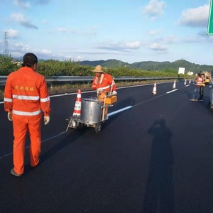 สีเคลือบผิวแบบผงสีตามสั่ง เทอร์โมพลาสติกสะท้อนแสงบนถนน ยึดเกาะดีเยี่ยม สีสำหรับทำเส้นจราจร - Product Image 3