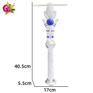 Astronaute 12 lumières, jouet <span class=keywords><strong>moulin</strong></span> à <span class=keywords><strong>vent</strong></span>, figurine sur la Lune avec poignée LED, planète lumineuse en plastique pour <span class=keywords><strong>enfant</strong></span> - Product Image 6