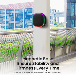 ลำโพงไร้สายกันน้ำ IPX5ไฟ LED สีสันสดใสลำโพง BT5.3แบบพกพาขนาดเล็กอุปกรณ์เสริมด้านเสียง - Product Image 5