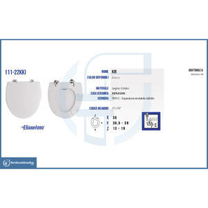 Asientos de Inodoro Kerasan Vaso Kir Copriwater, Producto de Primera Calidad - Product Image 5