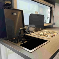 Personnalisation d'usine campeurs de 19 pieds et mini camping-car tirer derrière les remorques de voyage remorquables