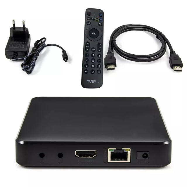 TVIP S-Box V.705 4K Ultra HD Linux & Android 11.0 OS TV BOX Amlogic S905W2 2.4/5G WiFi TVIP 705 Nordic One Media Player