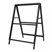Support d'affichage publicitaire en acier 61*91CM, panneau coulissant en métal pour trottoir