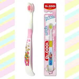 High Quality Comfortable Brush Feel Soft Bristles Pink Handle Teeth Extra Kid Individually Wrapped Toothbrush