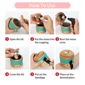 2024 Meilleure vente de haute qualité 8cm Moxibustion Acupuncture ventouses <span class=keywords><strong>Moxa</strong></span> conteneur - Product Image 5