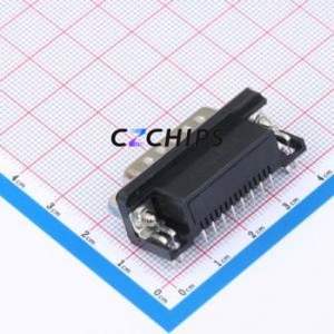 DS1037-15MNAKT74-0CC D-Sub/VGA Connector Bent Lead Through Hole Connector Standard D-Sub Male 15P Right Angle Insert - Product Image 2