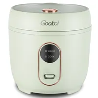 TLOG Mini Rice Cooker 2.5 Cups Uncooked, Healthy Ceramic Coating