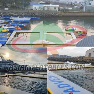 Gran venta portátil piscina de regazo Netted, caja red de protección de medusas, piscina de mar inflable para yates - Product Image 5