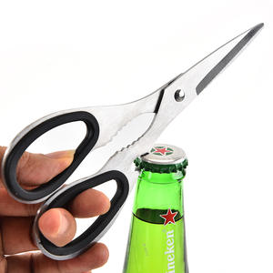 Tijeras de Cocina de Acero Inoxidable de 8 Pulgadas con Cabeza Recta y Abrebotellas para Uso Doméstico - Product Image 3