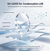 Résine silicone 5205S, additif de renforcement haute transparence pour LSR par condensation, défoamer, agent de démoulage et revêtement imperméabilisant