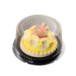 8 "plastik kek dekorasyon konteyner taşıyıcıları kek pasta kutusu