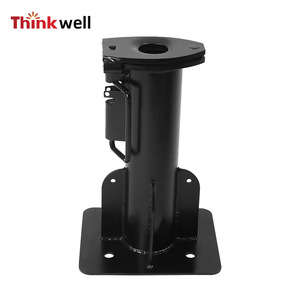 อะแดปเตอร์คอกว้าง Thinkwell สีดำ ทำจากเหล็ก สำหรับติดตั้งกับหัวลากจูงรถพ่วง สำหรับรถบ้านและรถยนต์ - Product Image 1
