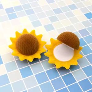 Lovely Yellow <b>Sunflower</b> Packaging Gift Jewelry Box Trinket Velvet <b>Ring</b> Earring Necklace Wedding Storage Display Holder Wholesale - Product Image 6