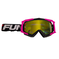 Masque Enduro anti-buée de type 18, masques de fête noirs/roses