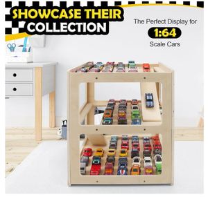 Vitrina Personalizada para <span class=keywords><strong>Hot</strong></span> <span class=keywords><strong>Wheels</strong></span>, para Autos a Escala 1/64, Estuche <span class=keywords><strong>de</strong></span> Almacenamiento para Autos <span class=keywords><strong>de</strong></span> Juguete, <span class=keywords><strong>Diorama</strong></span> <span class=keywords><strong>de</strong></span> Garaje, Rampa <span class=keywords><strong>de</strong></span> Estacionamiento - Product Image 3