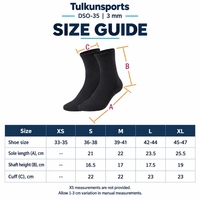 Chaussettes en néoprène de 3 mm pour volley-ball de plage, plongée, natation, surf, snorkeling, pêche, pêche à la ligne, kayak, rafting, bottes aquatiques unisexes