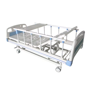 Медицинская ручная Больничная койка многофункциональная и настраиваемая 3-кривошипная конструкция для домашнего ухода или использования в больнице заводская цена - Product Image 4