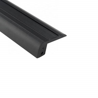 Profilé de nez de marche LED en aluminium TW6528T T5 Série 6000, surface anodisée, canal LED avec CRI 90 et dimmable