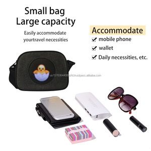 Sac à bandoulière LED tendance, sac de voyage quotidien grande capacité, sac bandoulière avec écran d'affichage, sac banane, sac de poitrine réglable pour animaux de compagnie 5V - Product Image 3