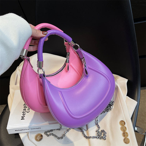 2026 New Wholesale High Quality <b>Unique</b> Retro Design Wallet Armpit Shoulder Bag Girl Fashion Pu Handbag Women's - Product Image 2