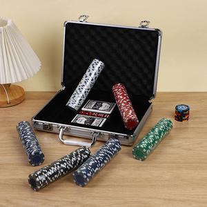 Briquet <span class=keywords><strong>vide</strong></span> pour étui de <span class=keywords><strong>poker</strong></span> avec jetons de <span class=keywords><strong>poker</strong></span> Étui à jetons de <span class=keywords><strong>poker</strong></span> Étui à roulettes en aluminium - Product Image 2