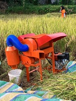 Batteuse Multifonctionnelle pour Usage Domestique, Batteuse à Riz Paddy et Batteuse à Blé