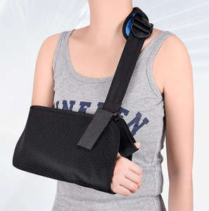 Attelle de bras en néoprène respirant pour physiothérapie, orthopédique, pour rééducation des fractures du coude et soutien des bras cassés - Product Image 2