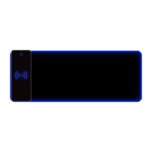 15W Wireless Charging Mouse Pad Gamer Mousepad RGB Luminous Desk Mat Computer Laptop Keyboard Non-slip Glowing LED Cushion