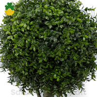 Arbre topiaire artificiel en buis, triple boule, plante artificielle décorative