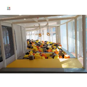 New Creative Indoor PVC Playground for Kids Soft Feature Amusement Park with Ninja Warrior Obstacle Course