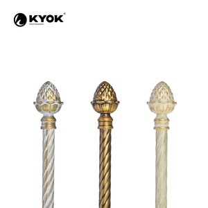 Nouvelle Tringle à Rideau Originale d'Usine Tringle à Rideau Dorée en Aluminium Vente en Gros d'Usine - Product Image 1