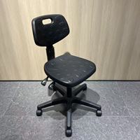 Chaise en polyuréthane durable avec base en nylon, tabouret de travail inclinable pour bureau studio hôpital clinique salon caissier usine de tatouage