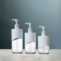 Emballages uniques en PET pour soins de la peau : contenants pour crème visage, gel douche, nettoyant facial, shampoing, après-shampoing avec bouchon pompe
